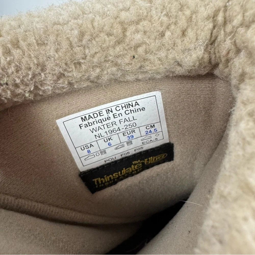 Sorel Waterfall Suede Leather Tan Winter Boots Waterproof Insulated Shoes